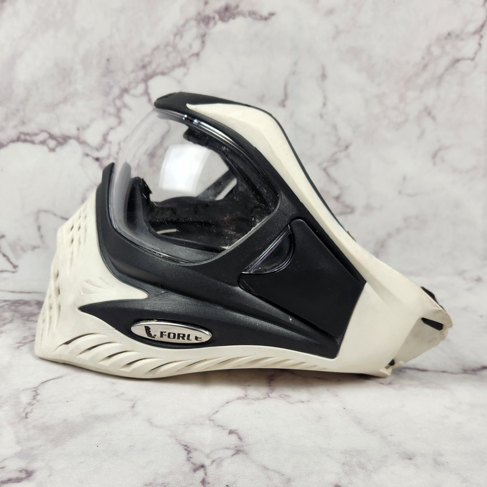 V-Force Grill Paintball Mask Protective Goggle Ghost White - Clear Len