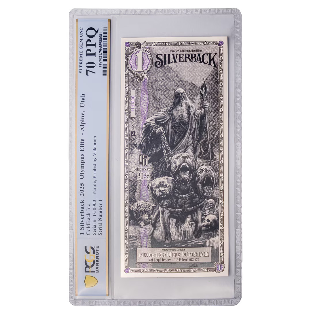 Silverback Olympus Hades PURPLE SUPREME ELITE Graded (Gem 70) IN STOCK!!