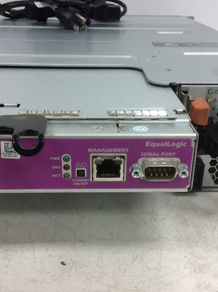 DELL EqualLogic PS4100 SAN Storage Array w/2x Dell E09M Control Modules WORKING