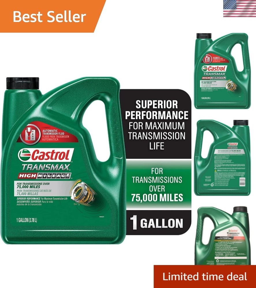 Transmax High Mileage Automatic Transmission Fluid, 1 Gallon