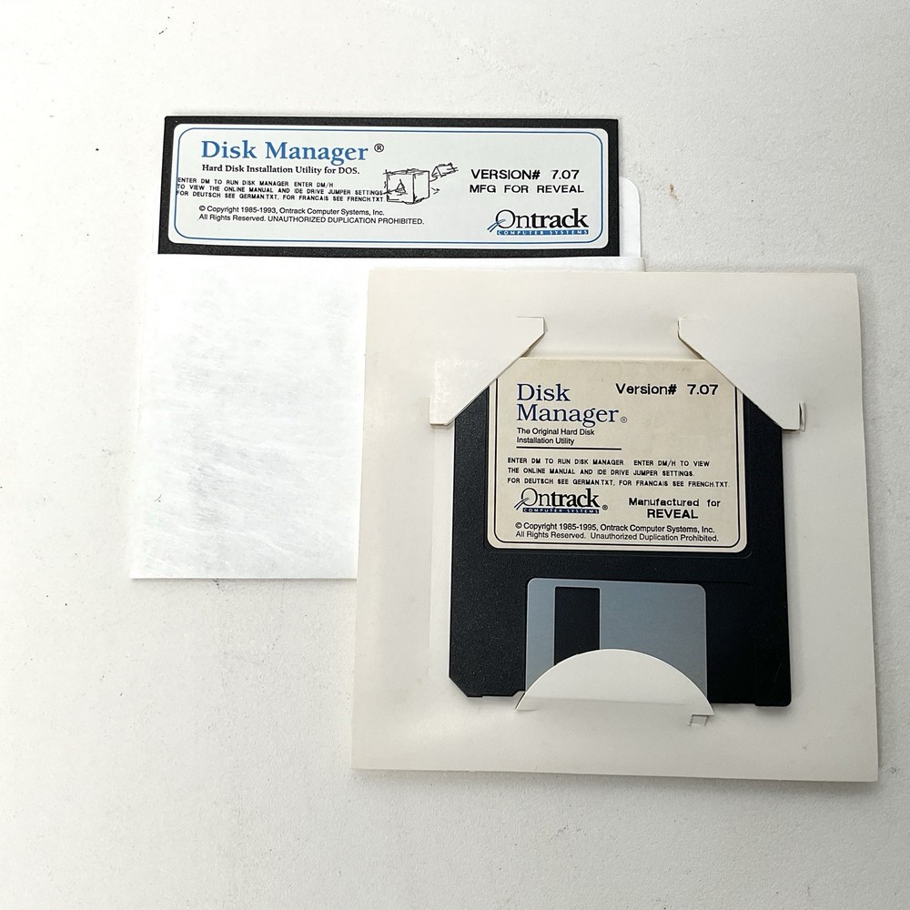 Ontrack Computer Systems For Maximum Drive Disk Manager Installation Utility