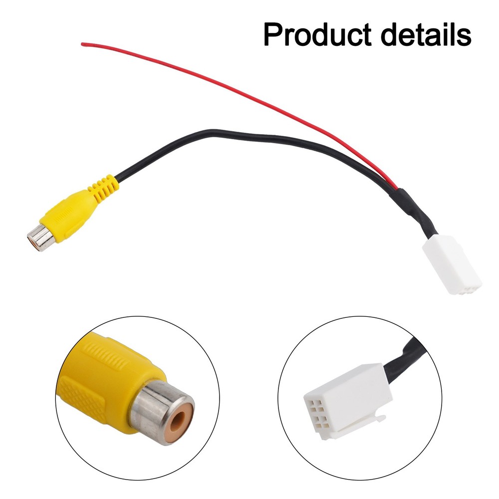 Camera Cable Input Adapter 4pin Reversing Camera Back Up Reverse Camera