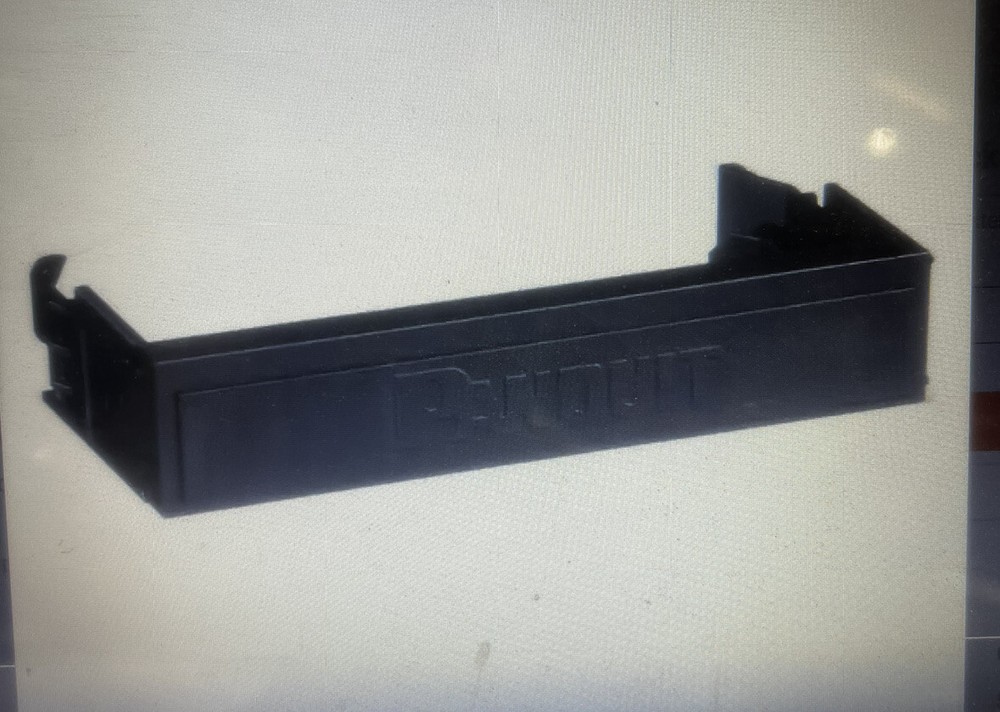 BOX OF 10 PANDUIT QPPBBL QUICKNET PATCH PANEL BLANK ADAPT