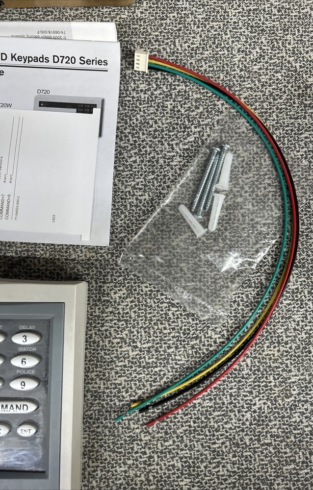 BOSCH D720B TOUCHPAD KEYPAD SECURITY D720