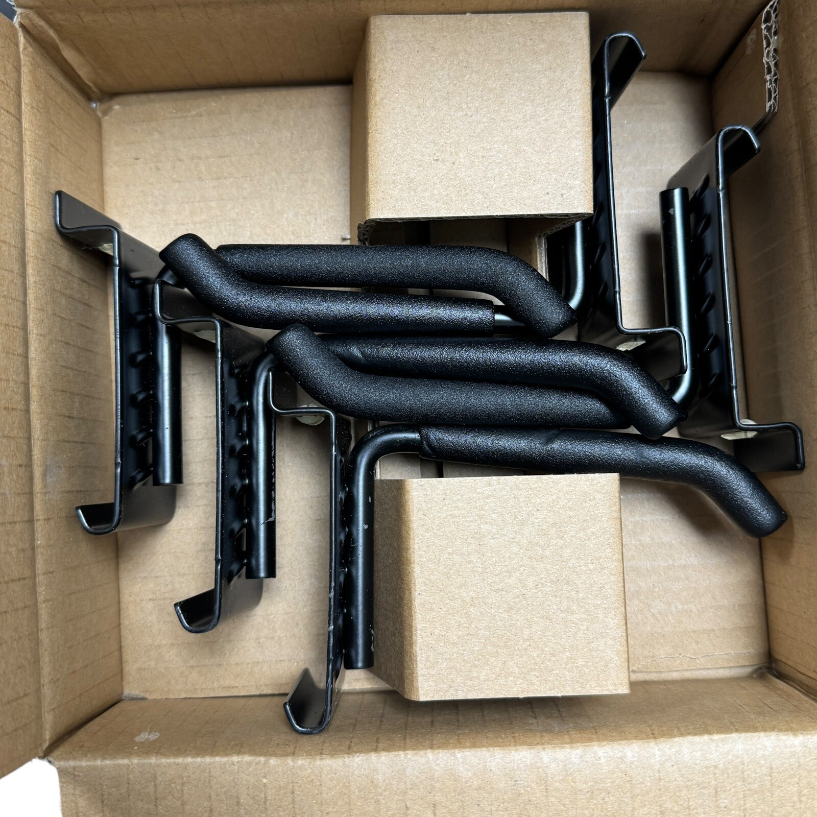 HART Garage Storage Single Utility Hook, Durable Steel with Rubber Grips 5 Pack