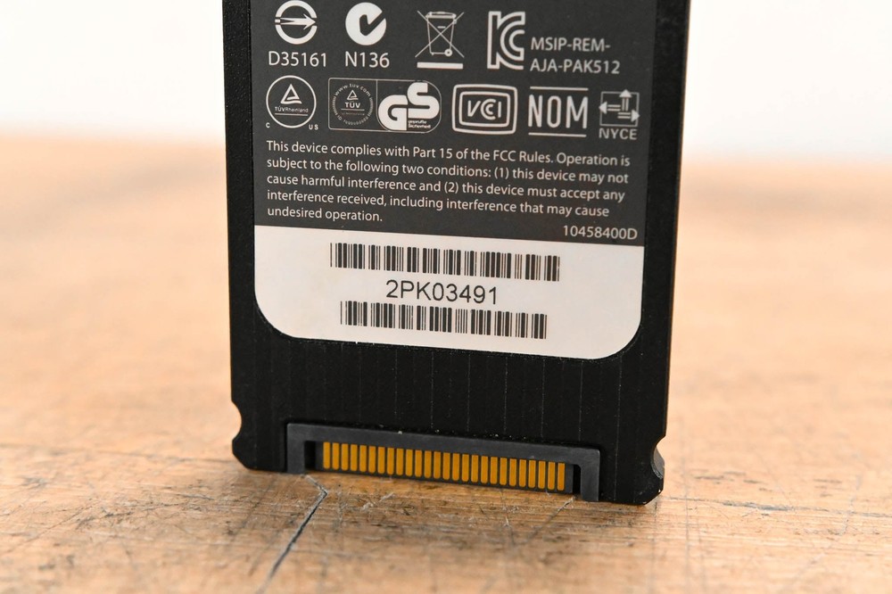 AJA PAK512 SSD Module for Ki Pro Systems CG01WEK