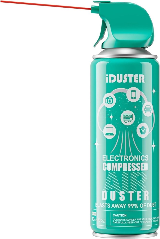 10 oz Disposable Compressed Duster - Ozone-Friendly Keyboard and Computer Cle...