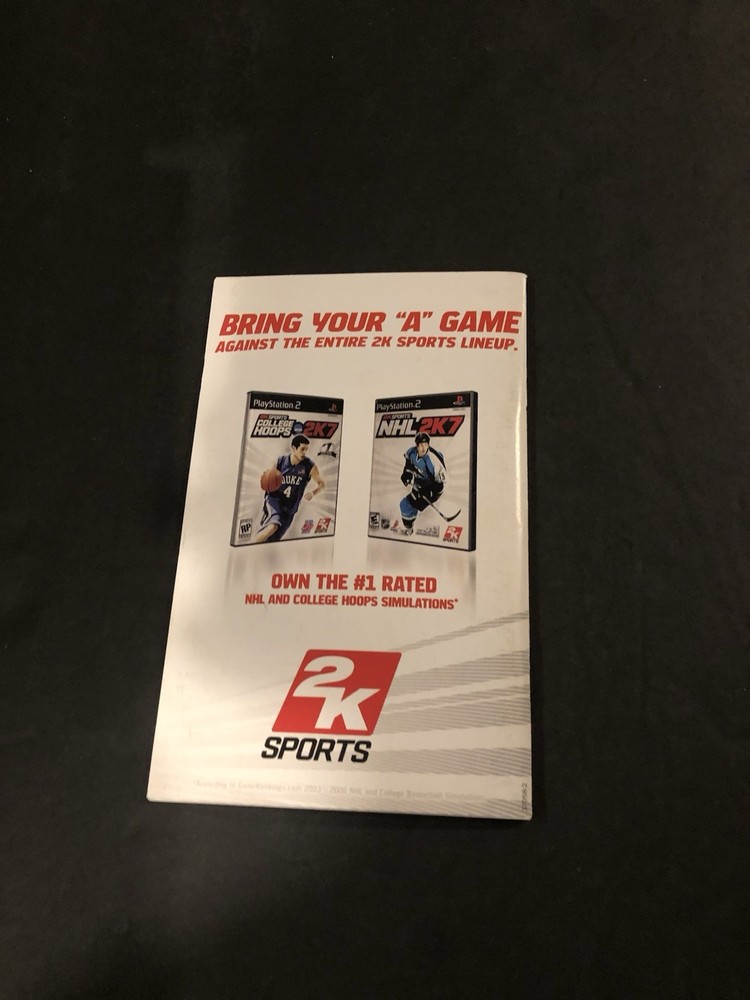Nba 2k7 ps2 Manual only