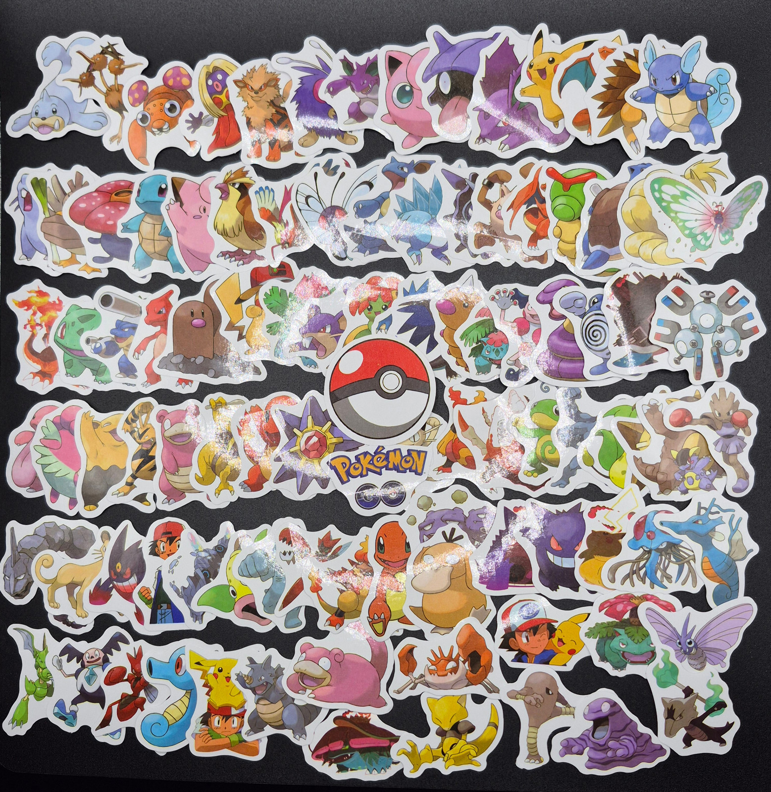 Pokemon Stickers 100 Pc Pack Set Waterproof Decal Lot Bulk Pikachu - US Seller