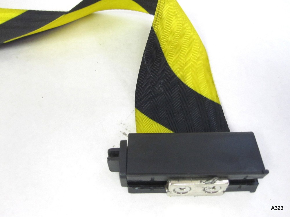 Replacement Safety Retractable Belt 15' Yellow/Black Chevron Pattern