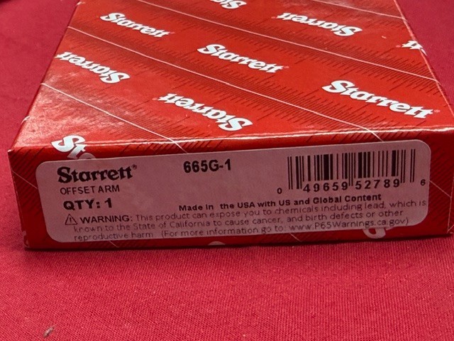 Starrett 665G-1 Offset Arm
