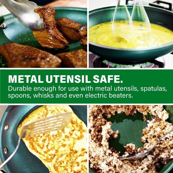 Granitestone Emerald 10" Premium Nonstick Coating Fry Pan with Stay Cool Handle