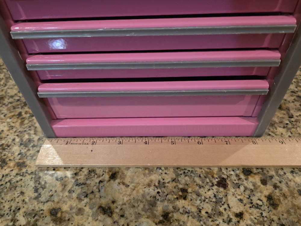 Snap-On - Micro Roll Cab BOTTOM & TOP chest "SET" Mini Tool Box Pink
