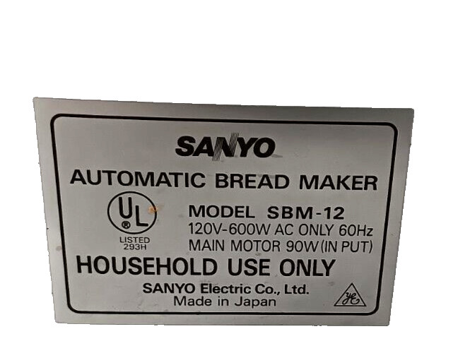 Heating Element fits Sanyo Bread Maker Machine Models SBM-10 SBM-12 SBM-15 only