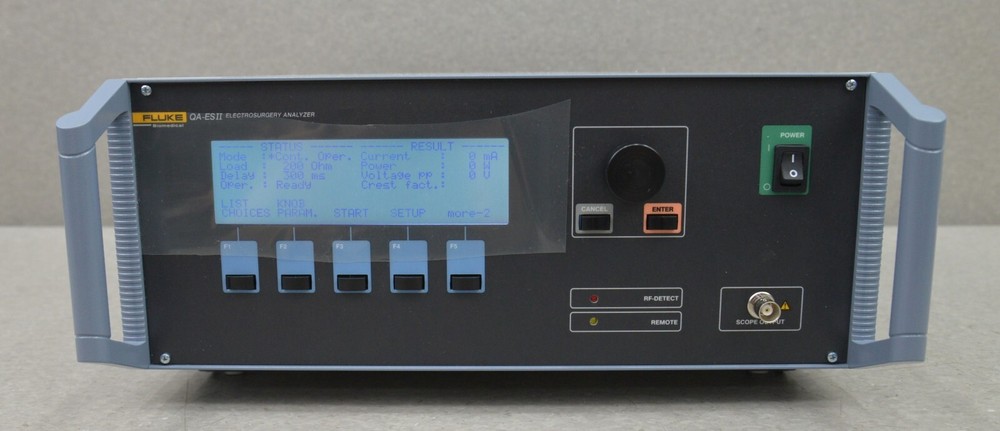 Fluke Biomedical QA-ES II Electrosurgery Analyzer W/ Accessories
