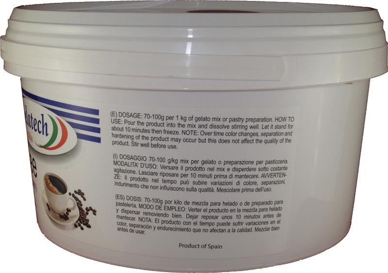 Gelatech Coffee Gelato Paste - 6.6 Lbs