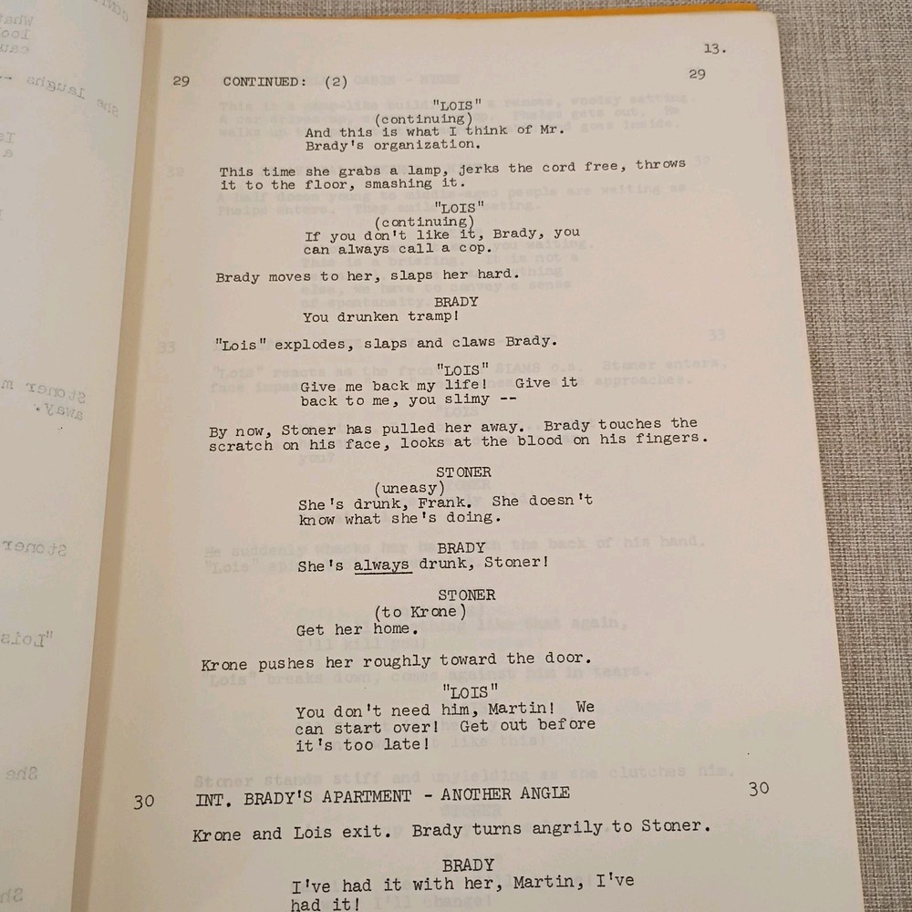 Mission: Impossible TV Show 1971 Original Script "Encounter" First Draft