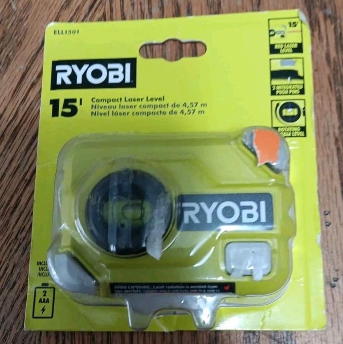 Ryobi Compact Laser Level 15 Ft ELL1501