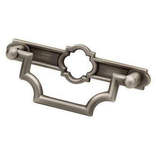 (12 Pack) 3" Emblem Bail Pull Heirloom Silver