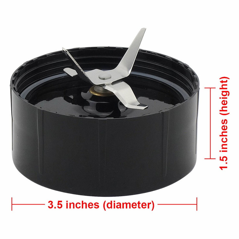 2 Pack Cross Blade Replacement Part Compatible with Magic Bullet MB1001 250W