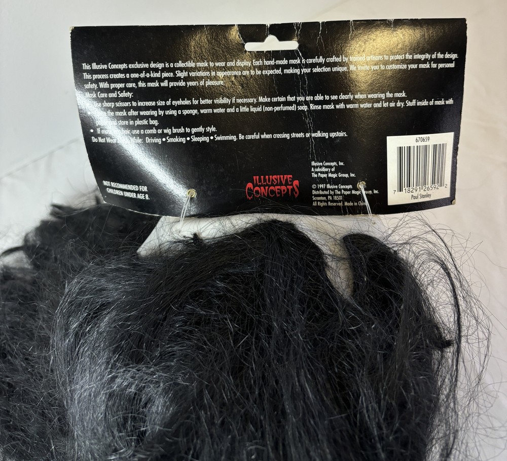 1996/1997 KISS Illusive Concepts whole head mask ~ PAUL STANLEY