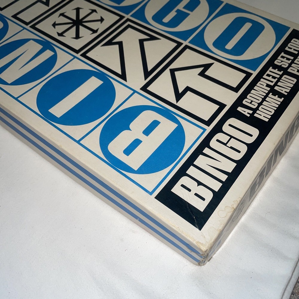 VINTAGE BINGO GAME - 1967 Saalfield Nice