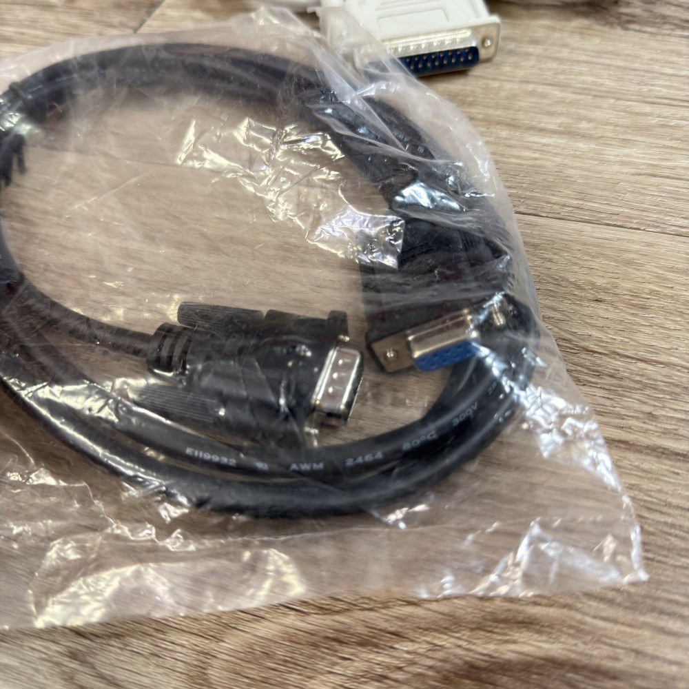 Vintage Computer Cables Adapters Lot Apple Mac VGA Serial Printer UNTESTED