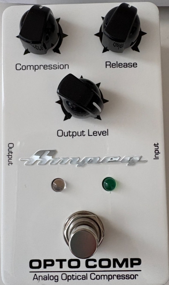 AMPEG OPTO COMP Analog Optical Compressor Effects Pedal  - Open Box