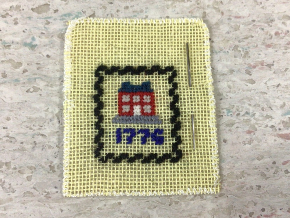 Dollhouse 1776 needlepoint sampler kit