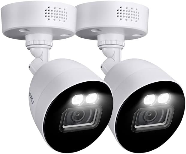 Lorex C884DA 4K UltraHD Smart Deterrence CVI Wired Bullet Security Camera(M.Ref)