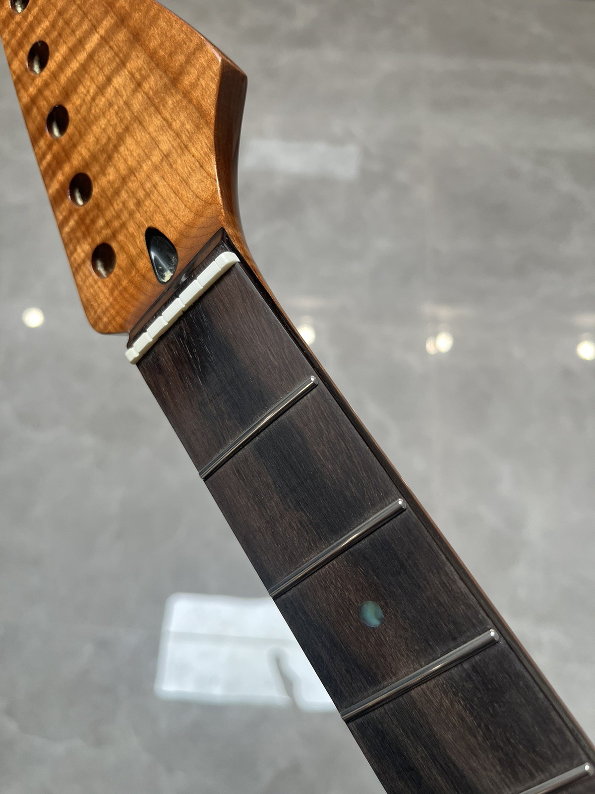 NEW Stainless Rosewood 22fret DIY Roasted Flame Maple electric guitar neck