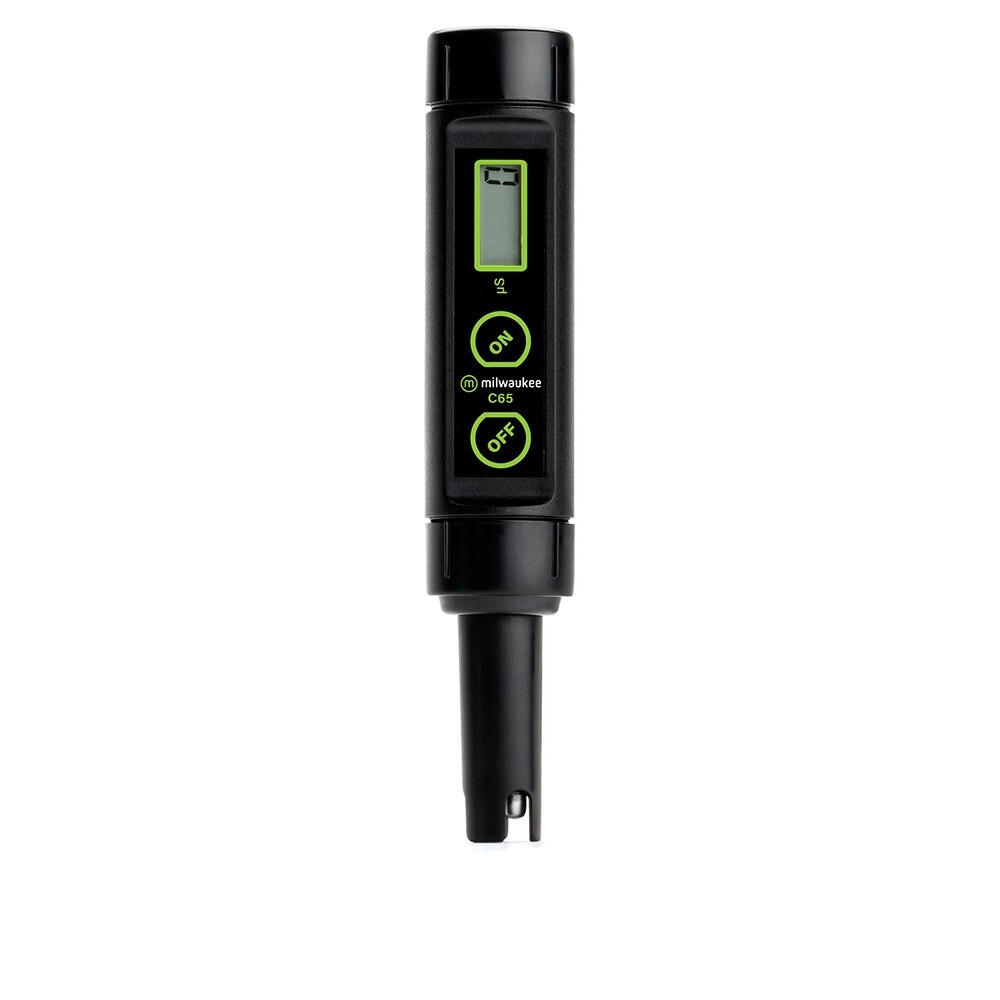 Milwaukee C65 Low Range Waterproof Conductivity Pen with ATC and Replaceable Ele