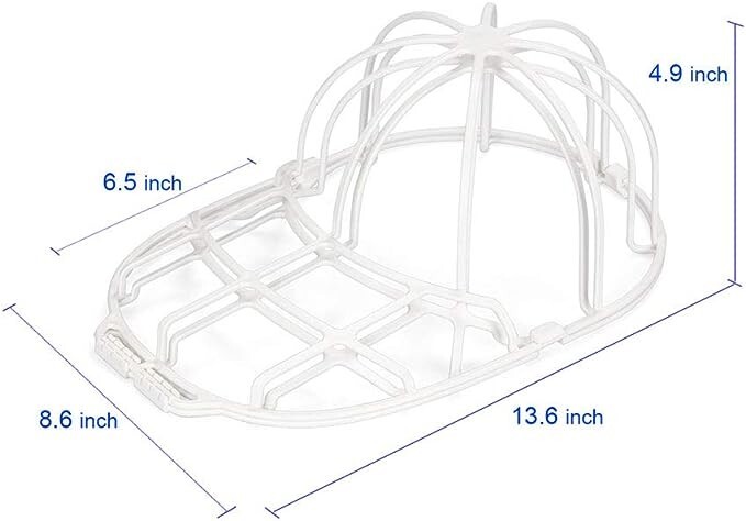 White Hat Washer Baseball Cap Cleaner Machine Washing Cage Holder/Frame 2 PACK