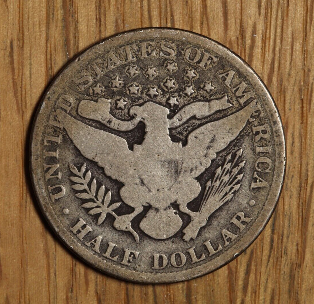 1901 (P) - Barber Half Dollar - G - Good