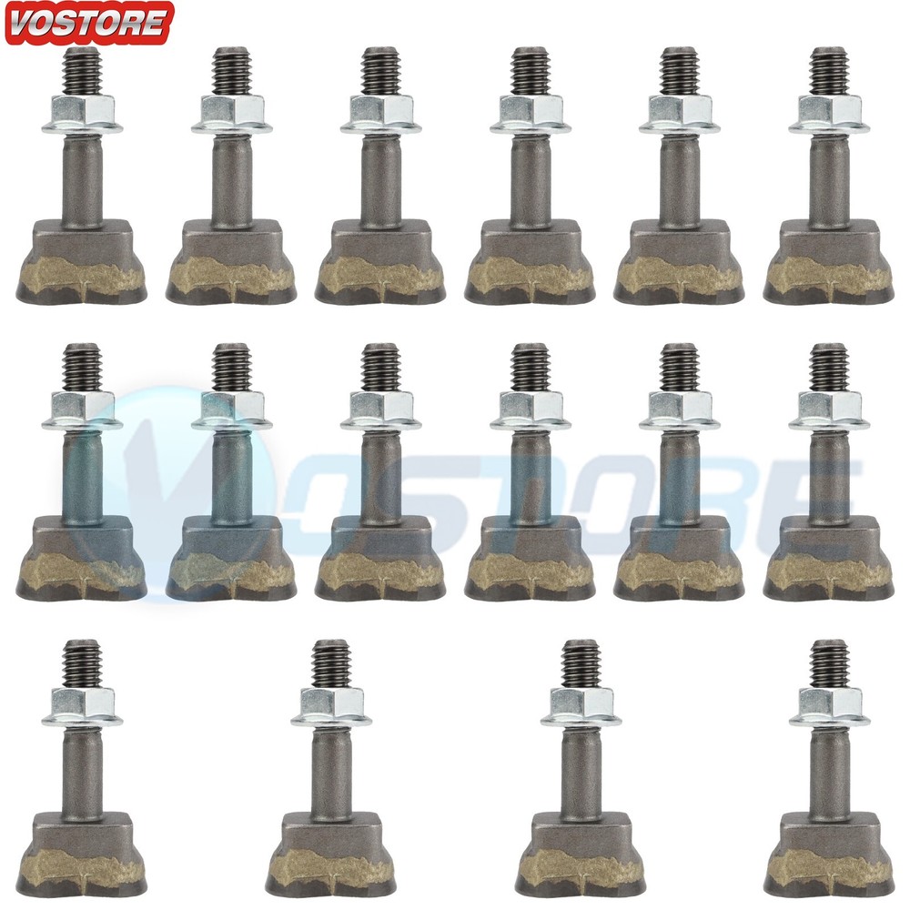 16 Pack Replacement Stump Grinder Teeth Compatible with Vermeer Yellow Jacket