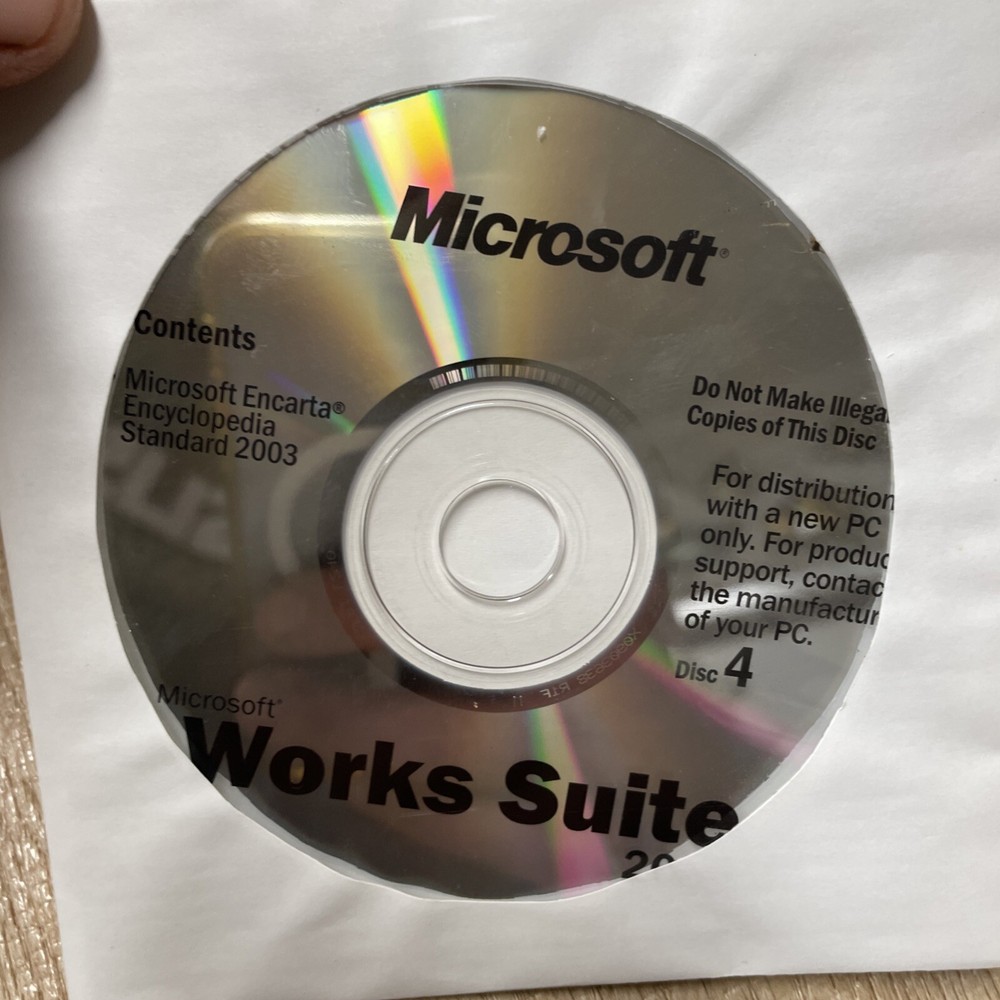 Microsoft Works Suite 2003 (Retail) (1 User/s) - Full Version for Windows