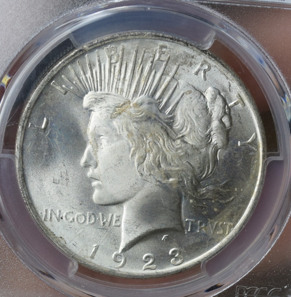 1923 P PCGS MS66 $1 Peace Dollar