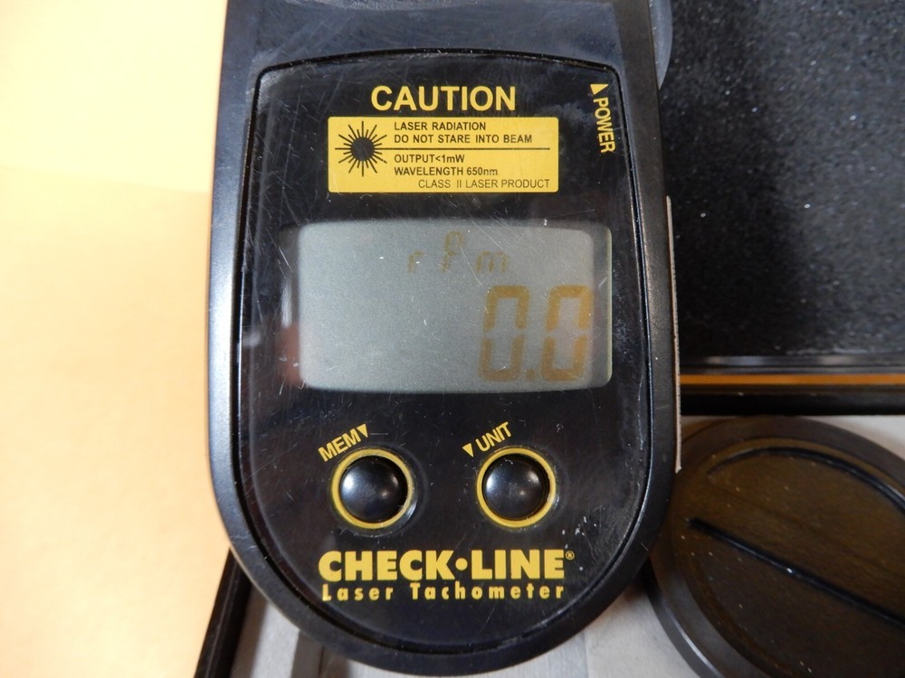 Check-Line PLT-5000 Tachometer With Issues LCD Is Dim!
