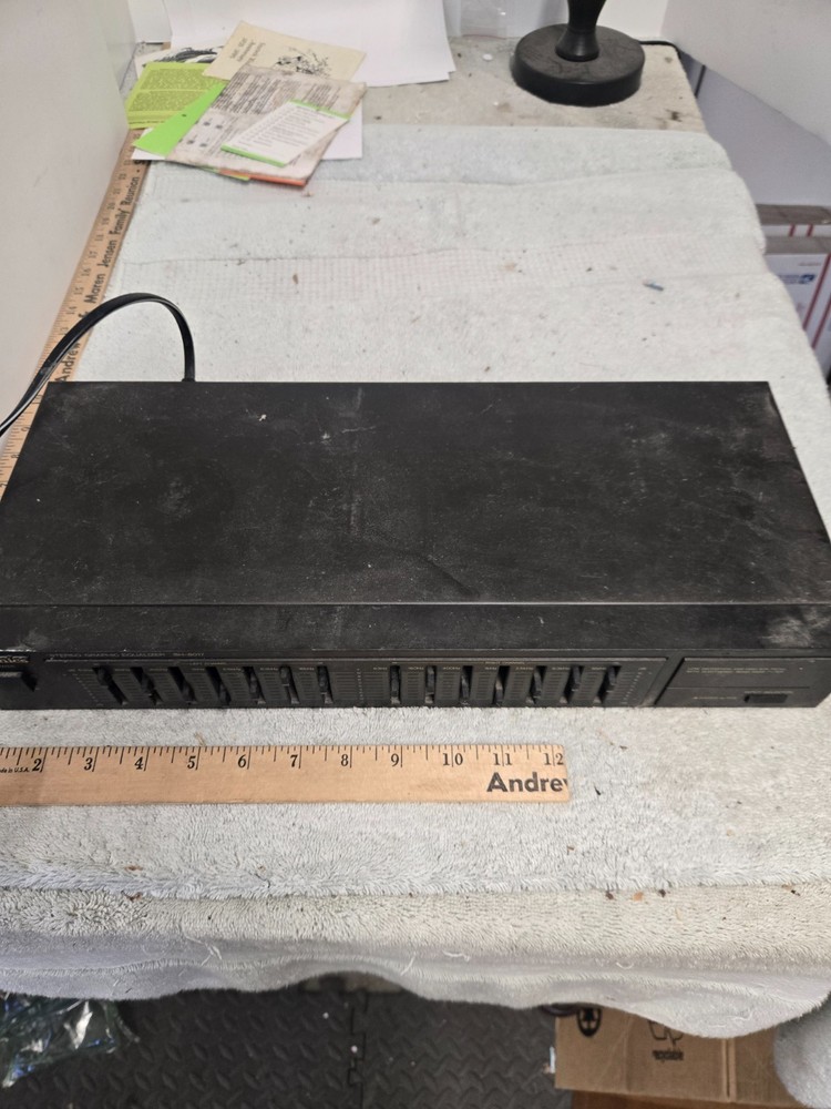 technics graphic equalizer, SH-8017, untested, parts only