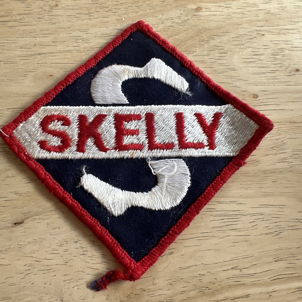 Vintage Skelly Gas Patch. Embroidered Uniform Patch.