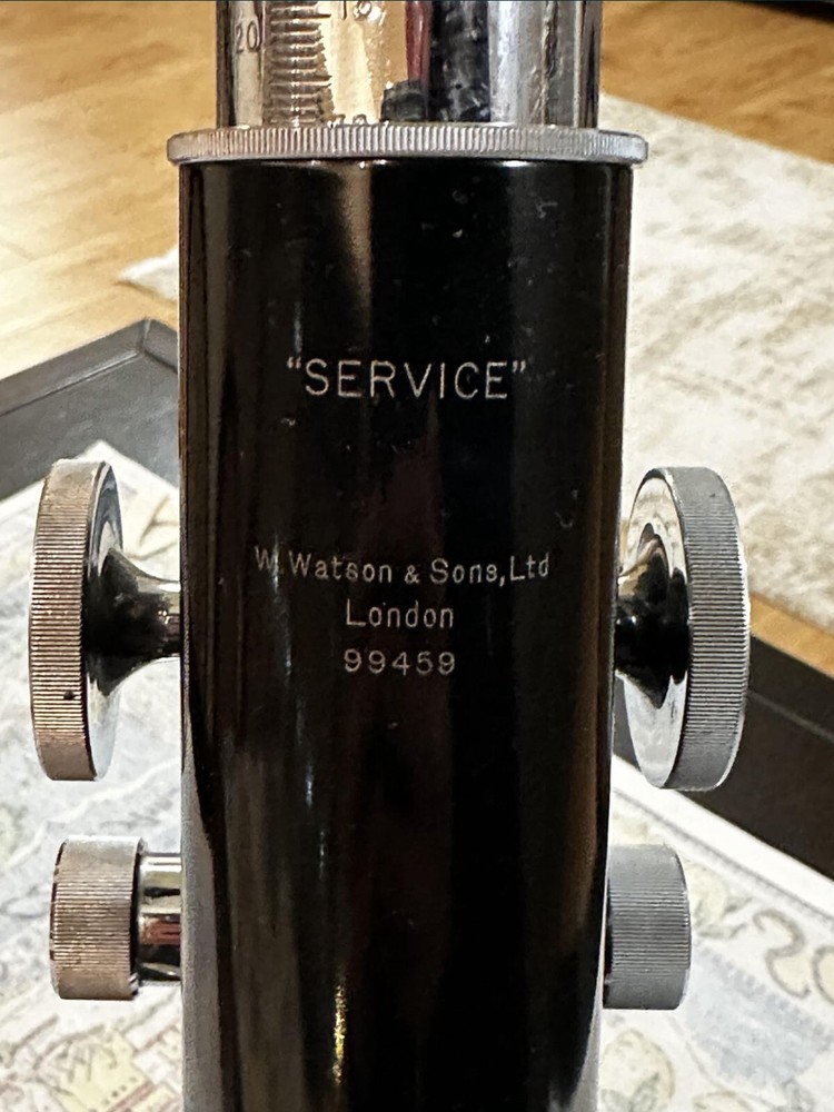Antique microscope Watson&Sons "SERVICE"