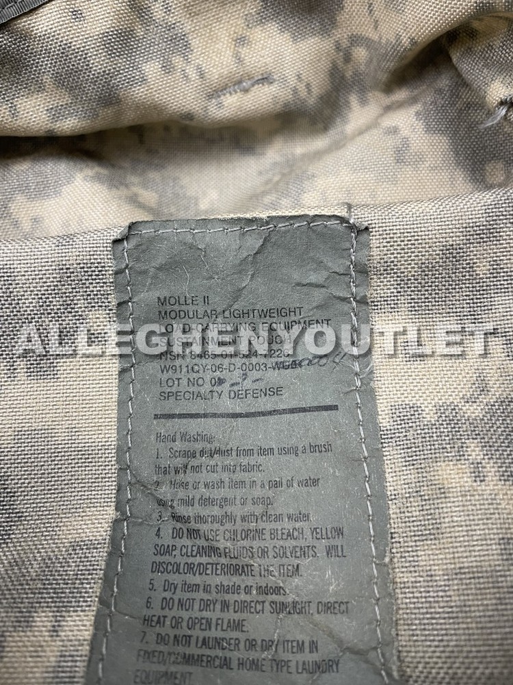 MOLLE II SUSTAINMENT POUCH ACU GC
