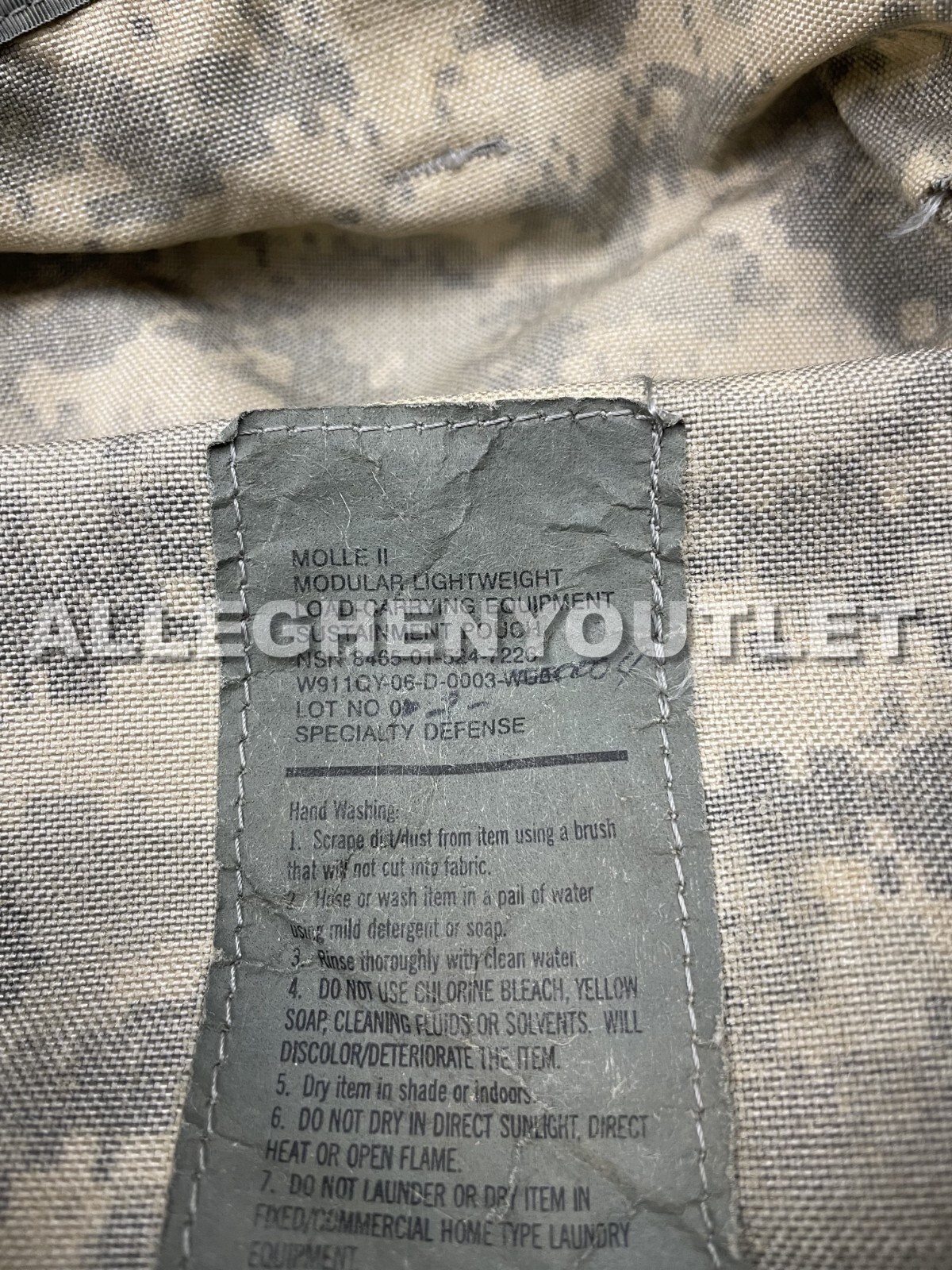 US Army Molle SUSTAINMENT POUCH ACU UCP Dump Pouch Field Pack Digital Mag GC