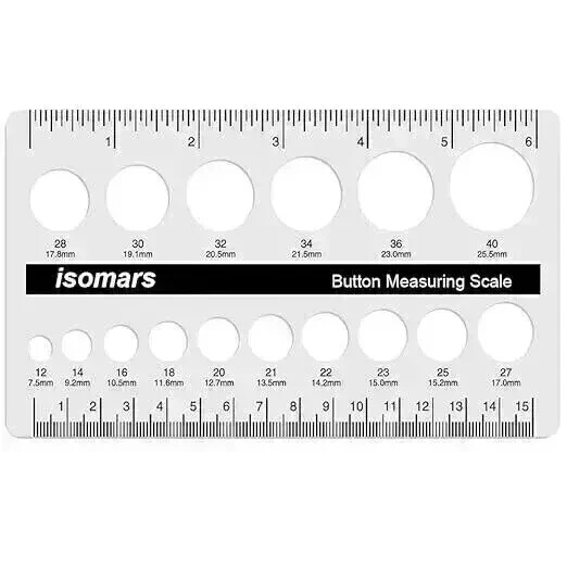 Isomars Button Measuring Scale - Free Shipping Best Authentic Quality