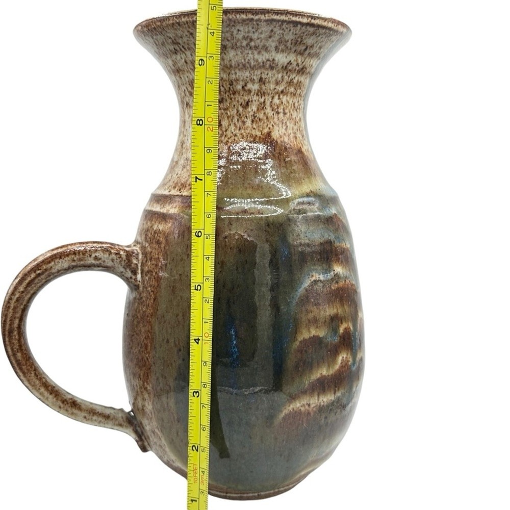 Lunt Signed Stoneware Pottery Pitcher