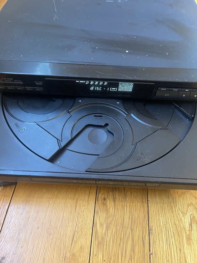 Sony CDP-C265 5-Disc CD Changer Player - No Remote - Tested