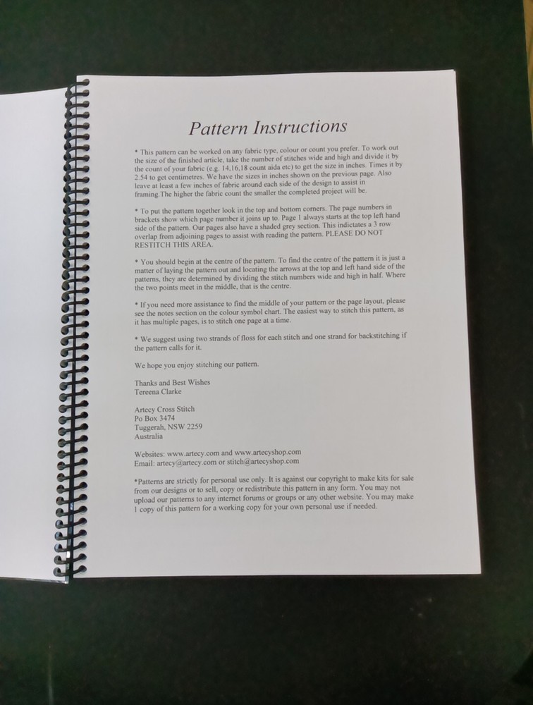 WOLF HUG Artecy Counted Cross Stitch Pattern