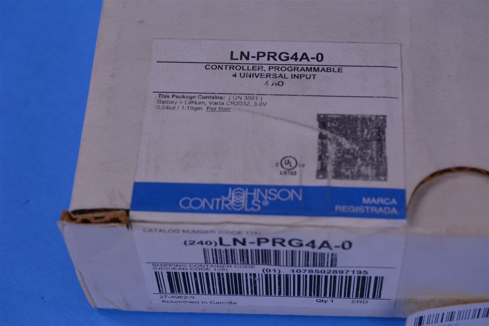 Johnson Controls Metasys LonTalk LN Series Programmable Controller LN-PRG4A-0