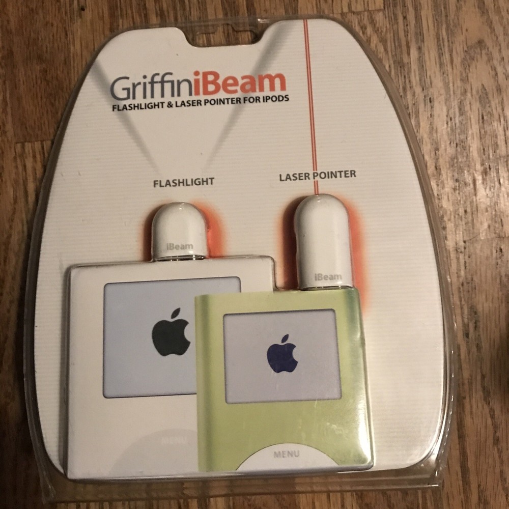 GriffiniBeam Flashlight & Laser Pointer for ipods NEW Sealed