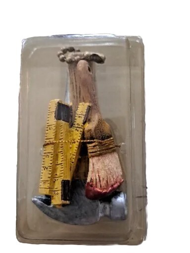 FIGI WORKSHOP PULL CHAIN Light Fan Pull NOS Hammer Paintbrush Rule And Pencil